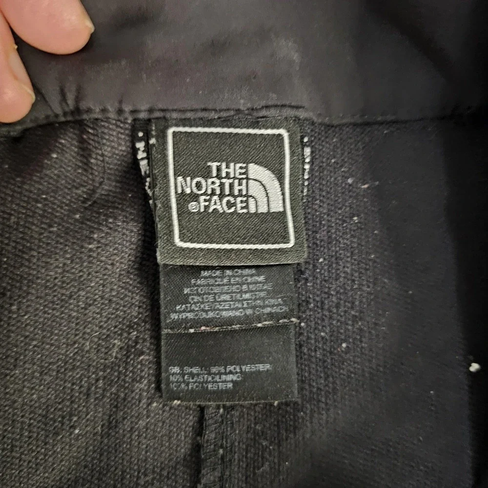 The North Face Jacket Mens XL Black Softshell Full Zip Outdoor Hiking Travel